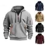 Multi-Pocket Tactical Utility Hoodie