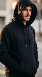 Essential Classic Black Hoodie - Image 6