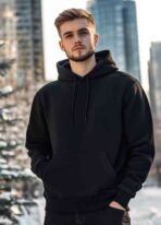 Essential Classic Black Hoodie - Image 5