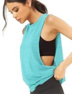 Women’s Open-Side Performance Gym Tank Top - Image 2