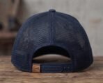 Navy Blue Premium Trucker Cap - Image 5