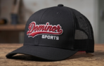 Black & Red Trucker Cap - Image 3