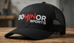 Black & Red Trucker Cap - Image 2