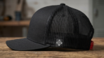 Black & Red Trucker Cap - Image 4