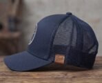 Navy Blue Premium Trucker Cap - Image 2