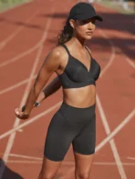 Women’s High-Impact Performance Sports Bra & Biker Shorts Set - Image 2