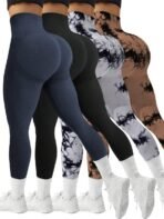 Women's Tie-Dye High-Waisted Leggings – All Color Options