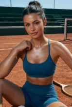 Women’s Scrunch Bum High-Waisted Leggings & Sports Bra Set - Image 3
