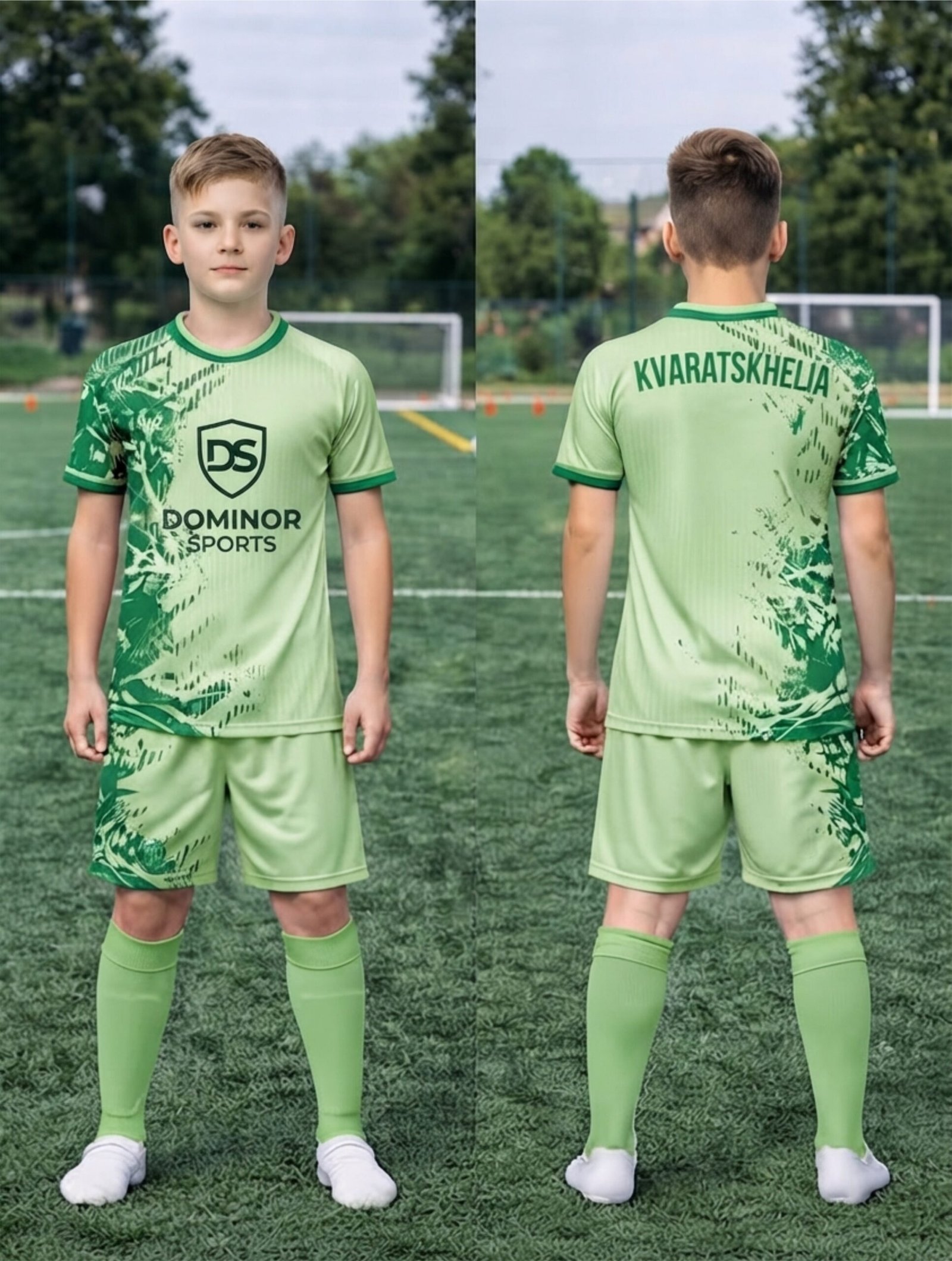 DOMINOR SPORTS soccer 03 b Dominor Sports Kids & Youth Custom Sublimated Soccer Uniform Set - Image 1